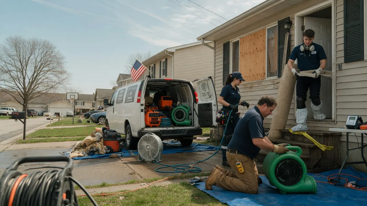 Water Damage Restoration in North Fairfield, OH near me